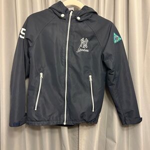 $19 kids NY Yankee top & sky kids jacket 140 8-10 k1